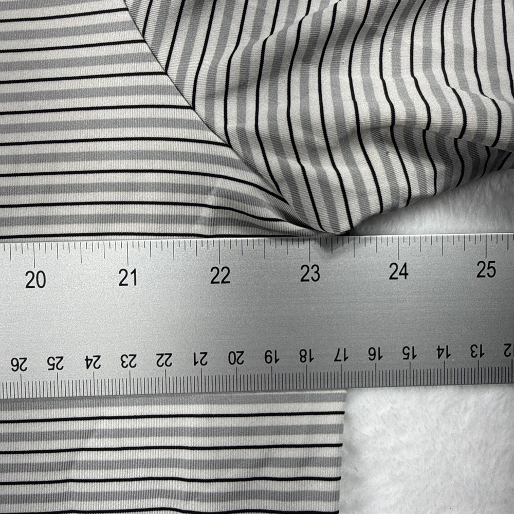 RLX Ralph Lauren Mens Large Short Sleeve Striped Golf Polo Shirt White Stretch - Picture 9 of 11